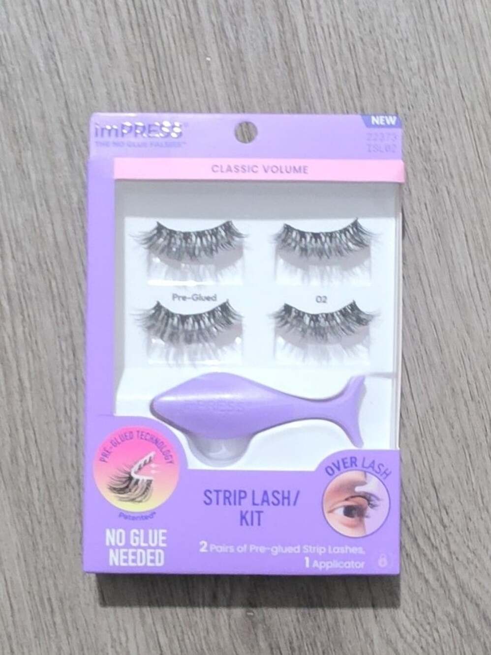 Kiss imPRESS Strip Lash Kit Classic Volume 02 Pre-Glued False Eyelashes